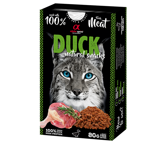 NATURAL SNACK CATS  - PATO 80gr