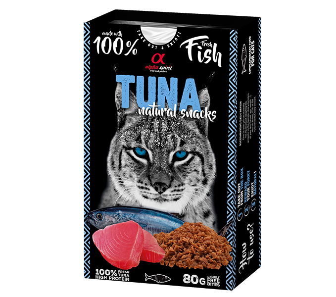 NATURAL SNACK CATS - ATÚN 80gr