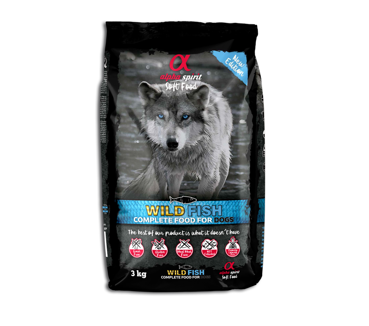 Alpha Spirit Wild Fish 15 Tarrinas de 200g (3kg) Alpha Spirit Marcas Pienso  para Perros Alimentación Perros - Mascota Planet SL